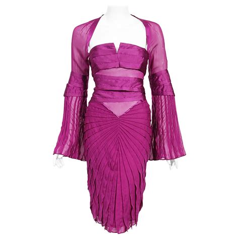 givenchy illusion|Givenchy purple dresses.